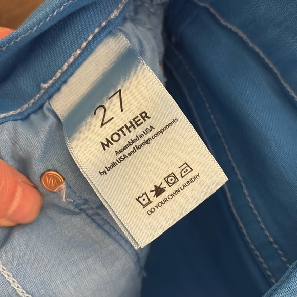 Mother short-Tune Up Bona Fide Frayed Hem Denim Shorts - Picture 10 of 17